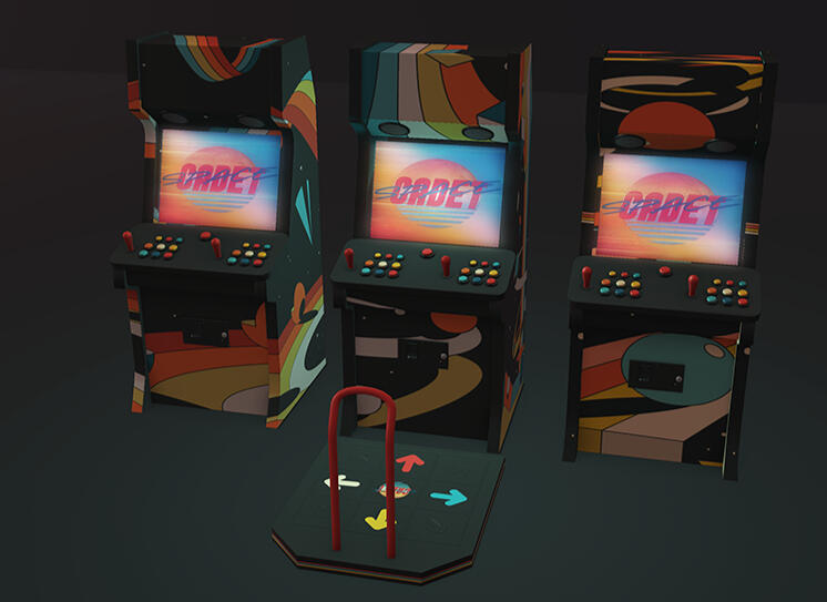 Custom Vendor Displays - Space Cadet